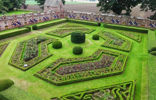 Walled Gardens at Edzell Castle