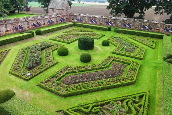 Walled Gardens at Edzell Castle