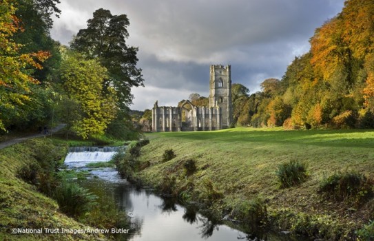 Fountains Abbey in Yorkshire